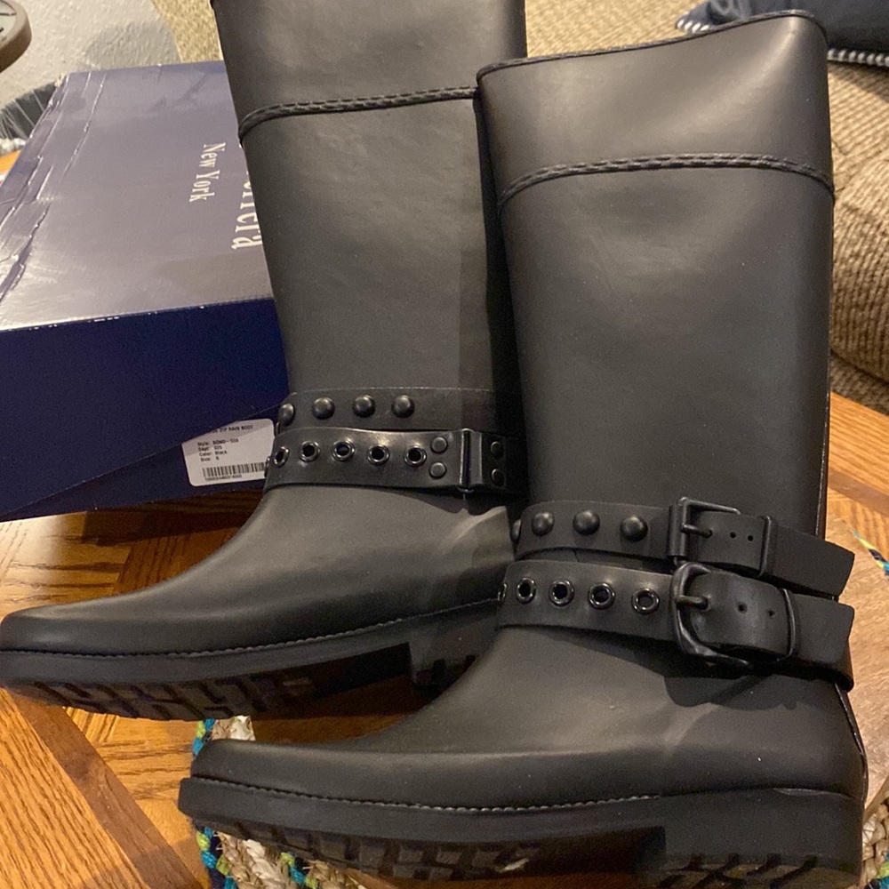 Henry Ferreira Bond-500 Brand New Tall Rain Boots Sz 6 - Picture 3 of 6